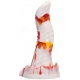 Lizard Dildo 20 x 5cm White-Orange