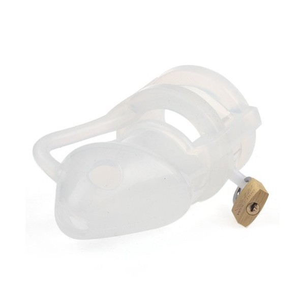 Silicone Clear Chastity Cage