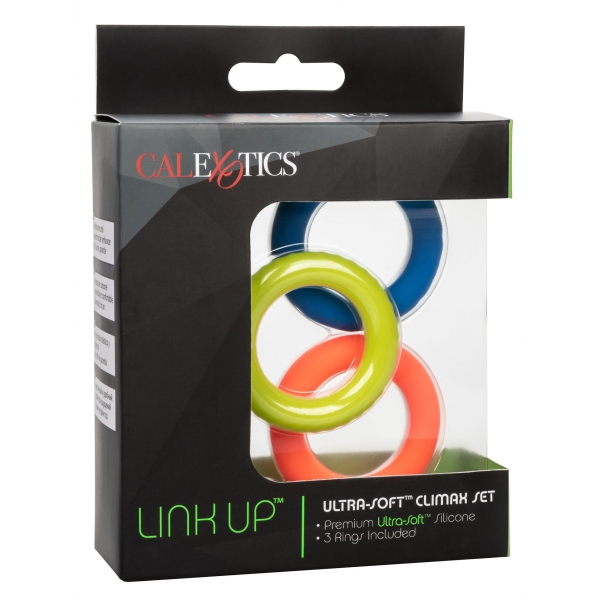 Set of 3 Link Up Climax 38mm cockrings