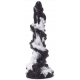 Dildo Seapok 19 x 6cm Zwart-Wit