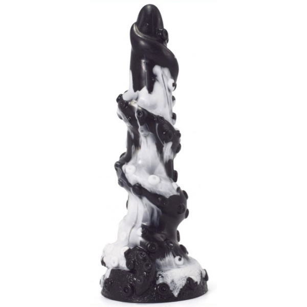 Dildo Seapok 19 x 6cm Zwart-Wit