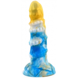 F*CK MY COLOR Dildo Veldix 18 x 5,5cm Ouro-azul