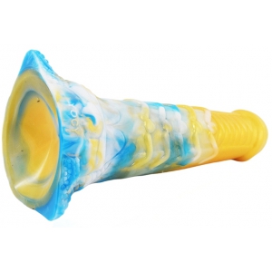 F*CK MY COLOR Aranix Plug 17 x 6.5cm Gold-Blau