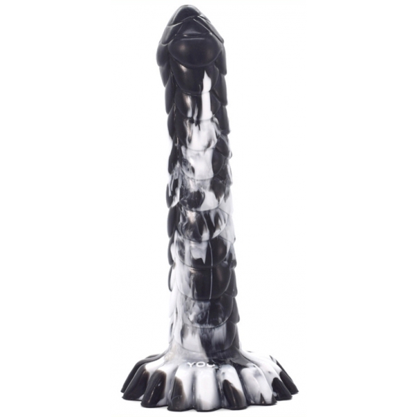 Dildo Nagal 21 x 4 cm Nero-Bianco