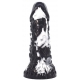 Dildo Toadyk 17 x 6cm Black-White