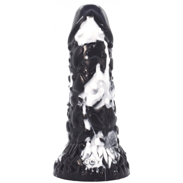 Dildo Toadyk 17 x 6cm Preto-branco