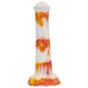 F*CK MY COLOR Dildo Tork 23 x 5,5cm Laranja Branca