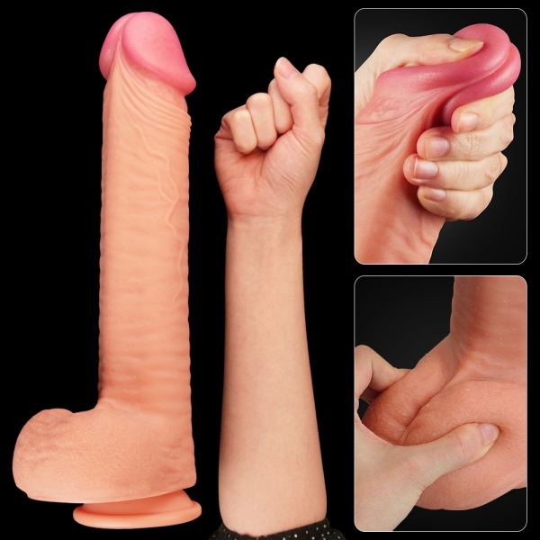 Realistic Dildo King Size XL Nature Cock 25 x 6cm