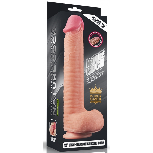 Realistische King Size XL Natuur Cock 25 x 6cm