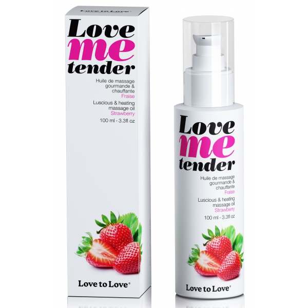 Óleo de massagem Love Me Tender Strawberry 100ml