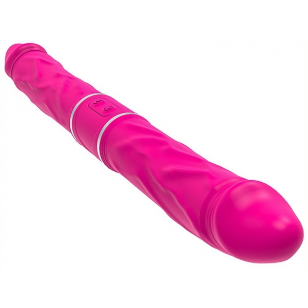 Pyrios Pink Vibrierender Doppeldildo 35 x 3.5cm