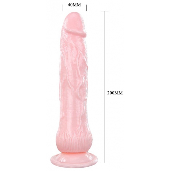 Dildo vibrante a fontana 18 x 4 cm