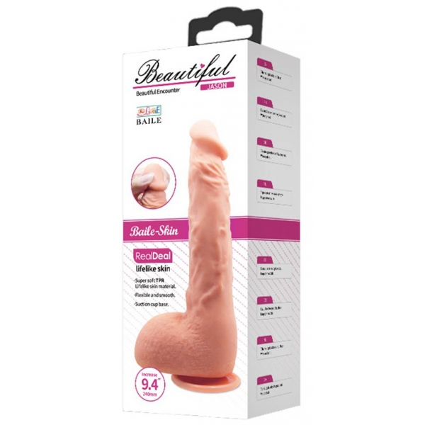 Jason Beautiful realistic dildo 18 x 4.2cm