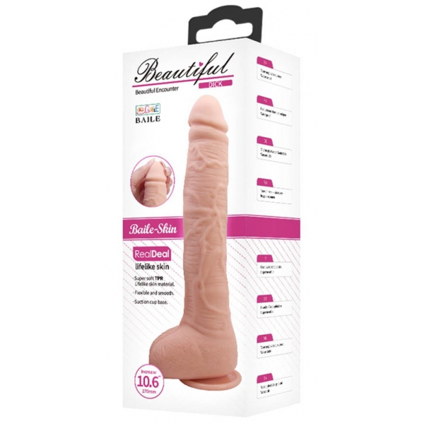 Dick Beautiful consolador realista 21 x 4,5cm