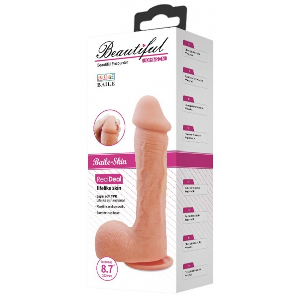 Realistischer Dildo Johnson Beautiful 16 x 4.7cm