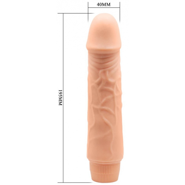 Consolador vibrador Baile Jeff 17 x 4cm