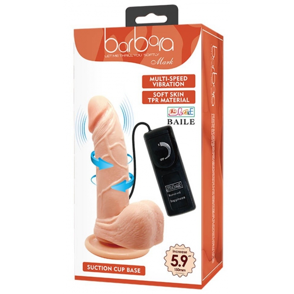 Baile Mark vibrerende dildo 12 x 3.5cm