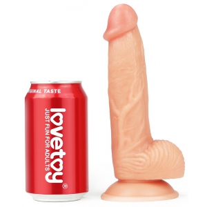 LoveToy Realistic Dildo Soft Dude 14 x 4cm