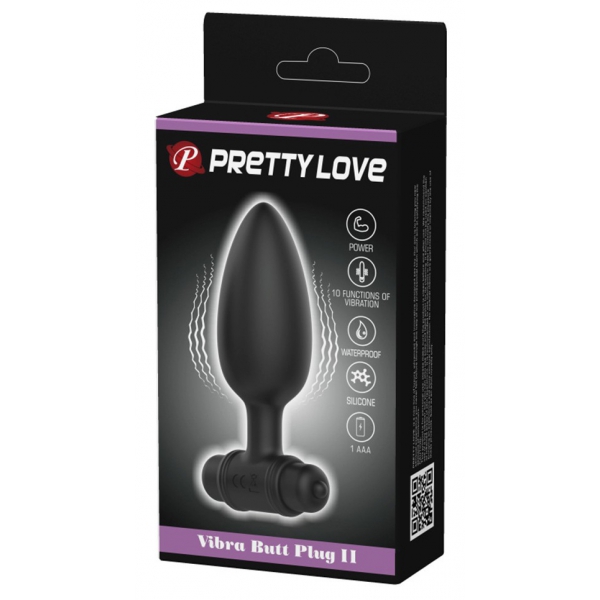 Vibrerende Plug Vibra Butt Pretty Love 9.5 x 3.8cm