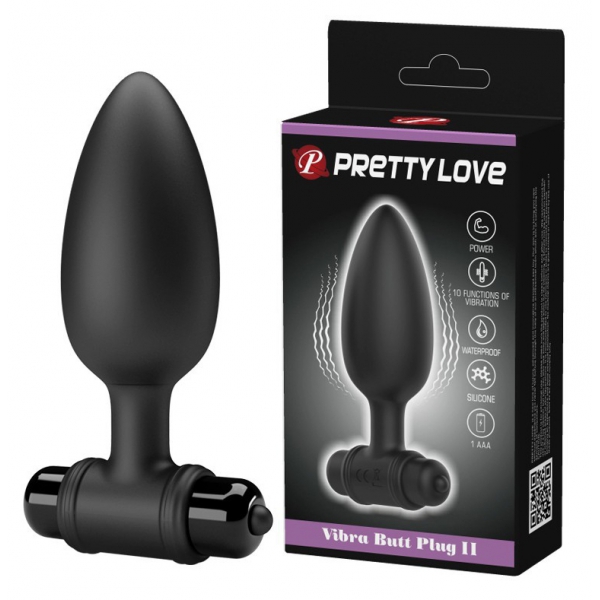 Vibrerende Plug Vibra Butt Pretty Love 9.5 x 3.8cm