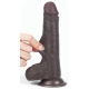 Sliding Skin Dildo 13 x 3.5cm Braun