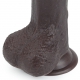 Sliding Skin Dildo 13 x 3.5cm Braun