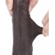 Dildo Sliding Skin 13 x 3.5cm Brown