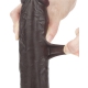 Dildo Sliding Skin 18 x 4.5cm Brown