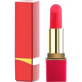 Mini Vibro Lipstick Rock 8.7 x 2.3cm Red
