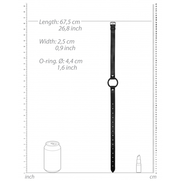 Knebel O-Ring Schwarz