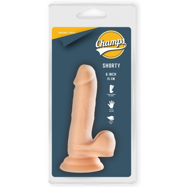 Consolador Shorty Champs 10 x 3,4cm