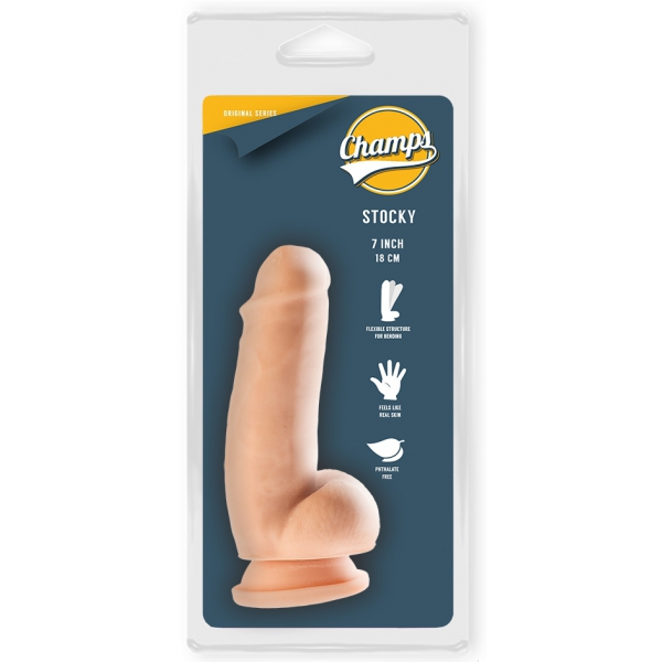 Dildo realistico Stocky Champs 12 x 4,6 cm