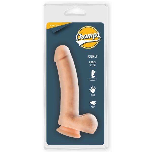 Realistischer Dildo Curly Champs 16 x 4cm