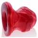 Plug Tunnel Anal Oxballs PIGHOLE SQUEAL FF 13 x 11.5cm Rouge