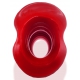 Plug Tunnel Oxballs PigHole Squeal FF 13 x 11,5 cm Rosso