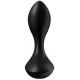 Vibrating Plug Backdoor Lover Satisfyer 8 x 3cm Black