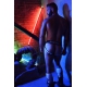 Leucht-Jockstrap RAVE LEGSTRAP Schwarz