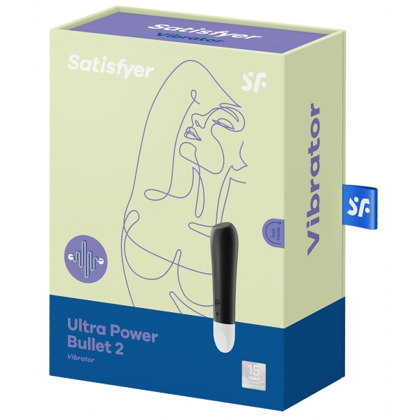 Mini Vibro Ultra Power Bullet 2 Satisfyer Negro