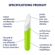 Vibro Ultra Power Bullet 7 Satisfyer Green