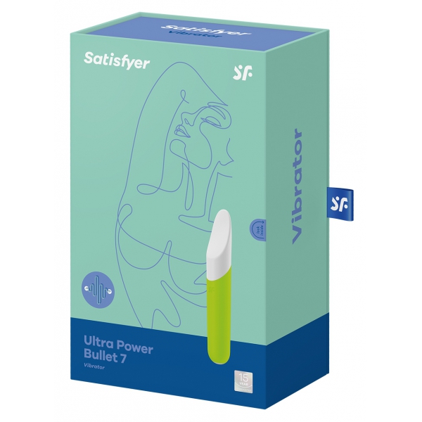 Vibro Ultra Power Kogel 7 Satisfyer Groen