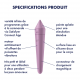 Estimulador de clítoris Ultra Power Bullet 8 Satisfyer Lilac