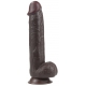 Dildo Sliding Skin 18 x 4.5cm Brown