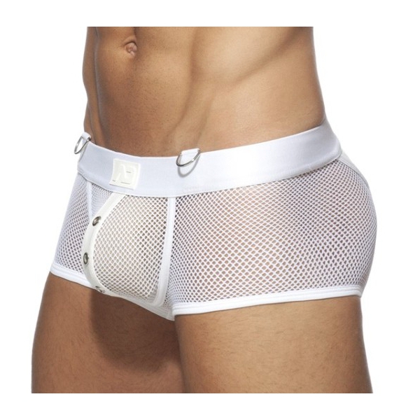 Bottomless MESH MIXED White