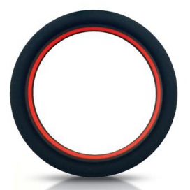 Silicone Cockring Beast Rings 36mm Black-Red