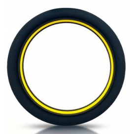 Beast Rings Cockring silicone Beast Ring 36mm Noir-Jaune