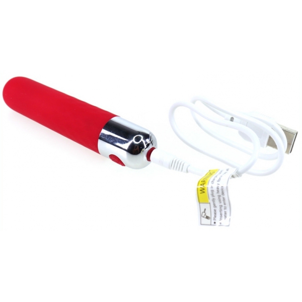 Mini Vibrator Samira 10 x 1.5cm Rot