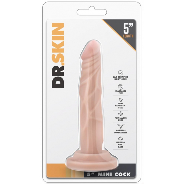 Consolador Dr. Skin Mini Cock 13 x 2.7cm