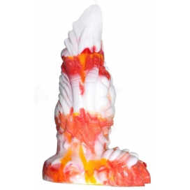 Rhegax Dildo 16 x 6.5cm Weiß-Orange