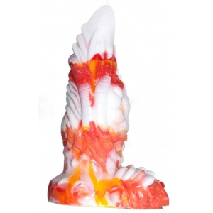 F*CK MY COLOR Rhegax Dildo 16 x 6,5cm Weiß-Orange