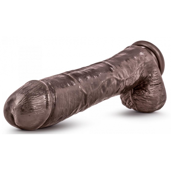 Realistischer Dildo Mr Savage Dr Skin 22 x5.5cm Braun